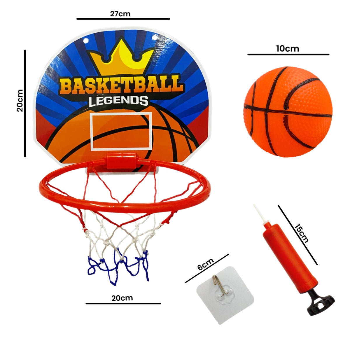 Tablero Baloncesto Basquetbol Canasta Juguetes Niños