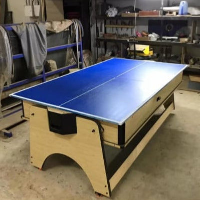 Mesa Multijuegos 4 en 1  - Billar Pool - Ping pong - Air Hockey - Comedor Formica