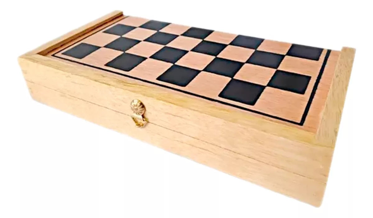 Juego de Ajedrez Profesional No 2 Madera artesanal  25x25cm