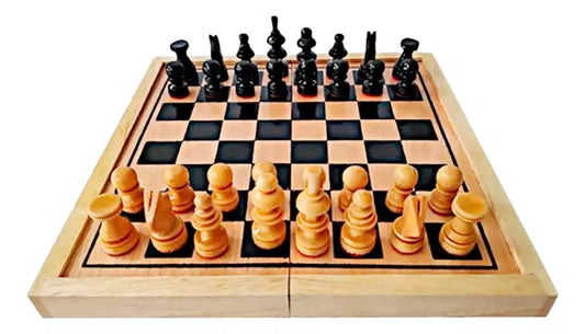 Juego de Ajedrez Profesional No 3 Madera artesanal  30x30cm