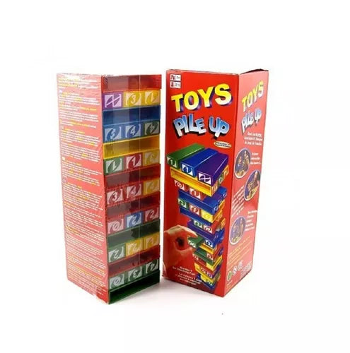 Juego Mesa Tipo Jenga Torre Stack Muy Divertido Familiar - Toys Pile Up