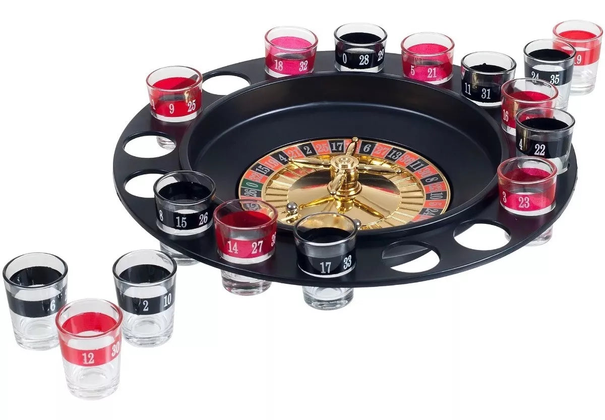 Juego Ruleta Shot De Tragos Fiesta Diversión