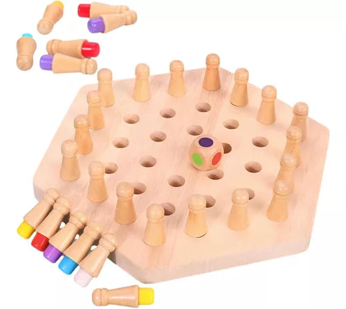 Juego De Mesa De Memoria De Color Para Niños Y Adultos