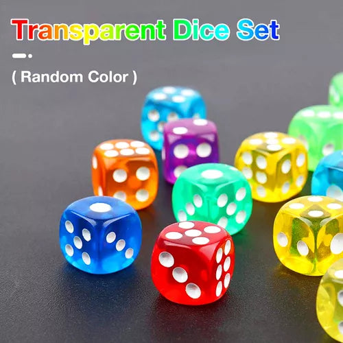 Dado Grande Fino X 1 Unidad Punta Cuadrada Juegos Azar Color