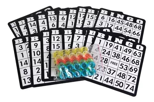 Juego De Bingo Bingo Set 18 Tarjetas