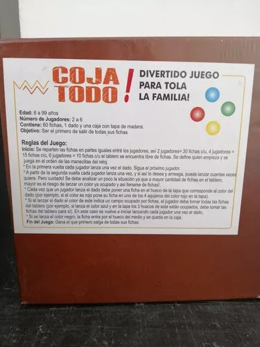 Juego De Mesa Integración Coja Todo