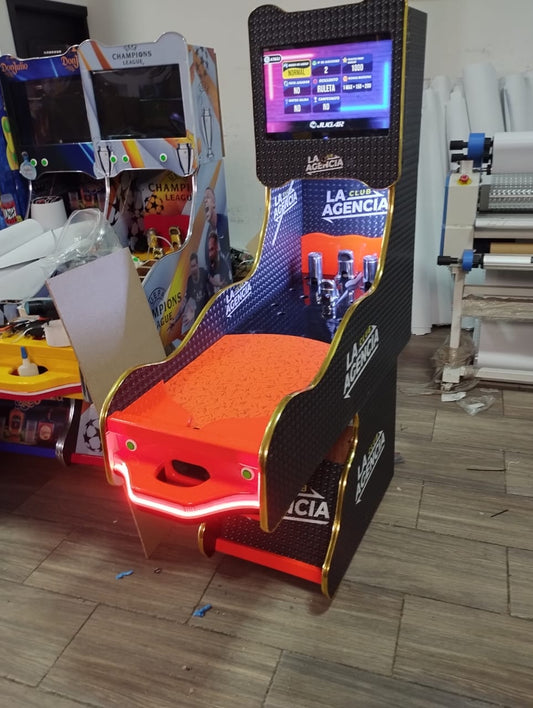 Juego de Bolirana Smart Grande - 7 Juegos Pantalla 19 Pulgadas 16 Jugadores 12 Esferas Diseño Club La Agencia