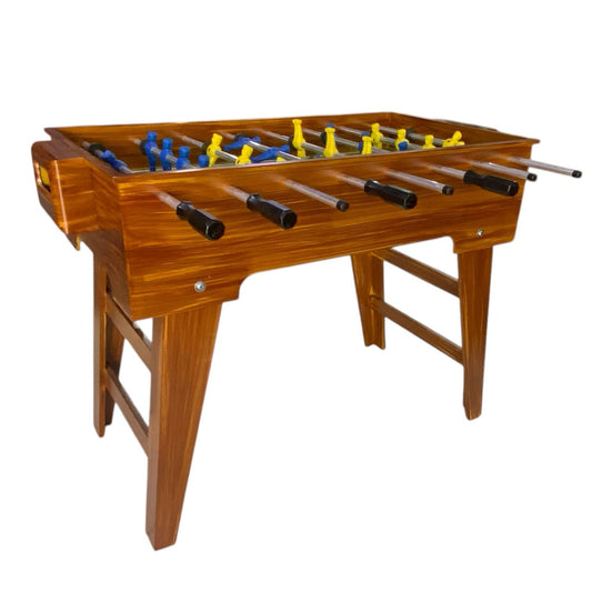 Juego de Futbolito - Futbolin Grande Mdf color Madera Sala de Juegos