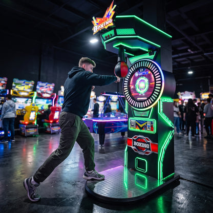 Máquina de Boxeo Arcade Profesional para Negocios y Centros Comerciales - Face-Off Live™