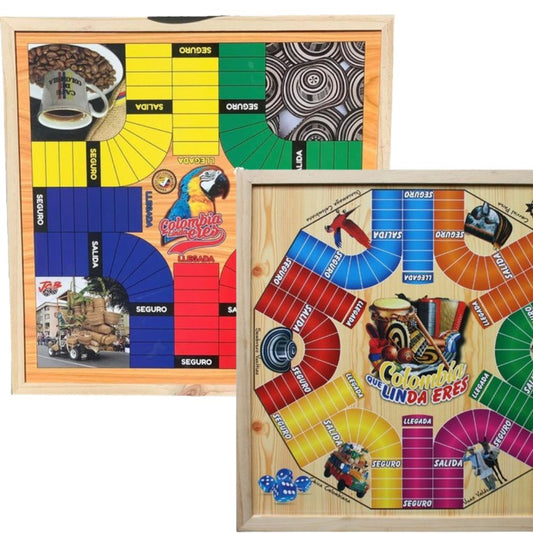 Juego de Parques Magentico 6 x 4 Puestos 50 x 50 cm