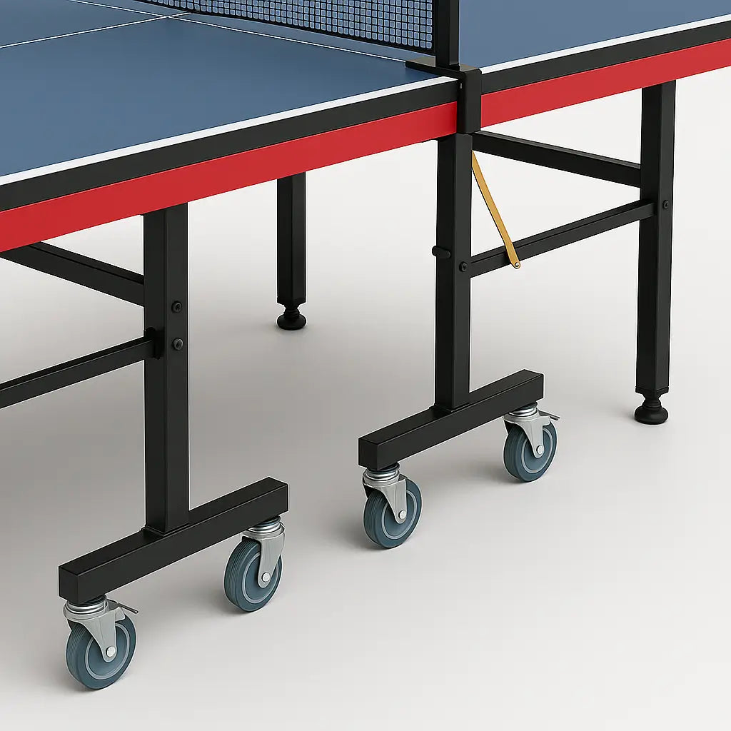 Mesa de Ping Pong Profesional Miyagi 18MM | Plegable, con Ruedas y Red Incluida